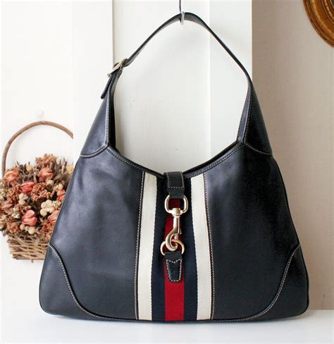 navy gucci bag red|gucci hobo bag navy blue.